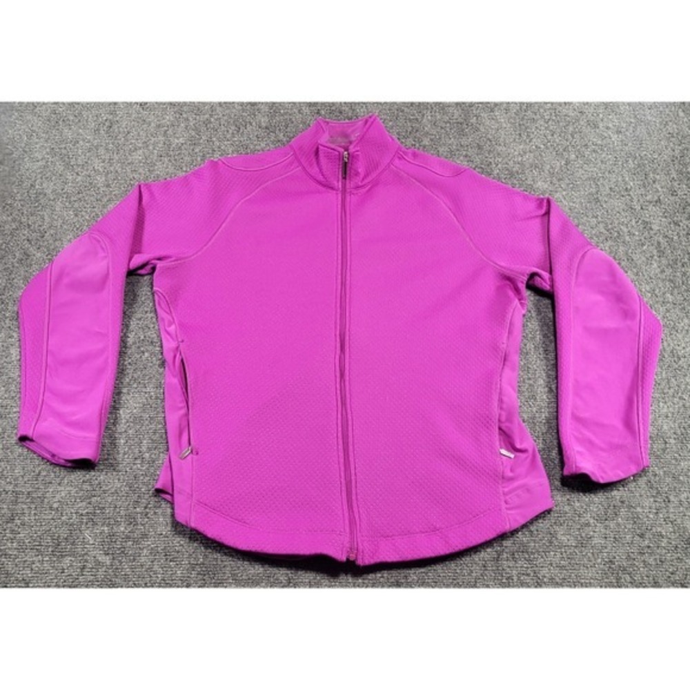 Nike Golf Tour Performance Polka Dot Jacket Pink Women's Large Tennis Athletic
